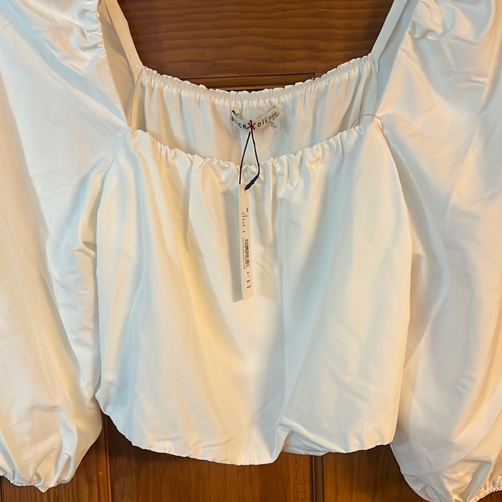 New Alice +Olivia Crop Top Style CC911027028 L $195 NWT
